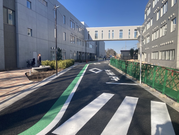 富士見丘小中学校周辺道路整備工事 / ２０２５年９月～２０２６年２月写真01